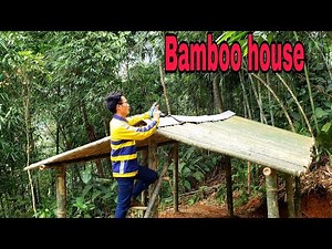 BAMBOO HOUSE : Build my bamboo house off the grid | part 1