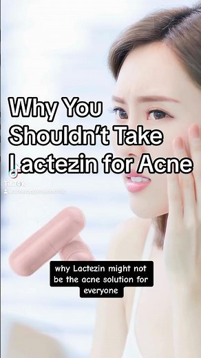 Lactezin for acne review- why you shouldn’t take it #skincare