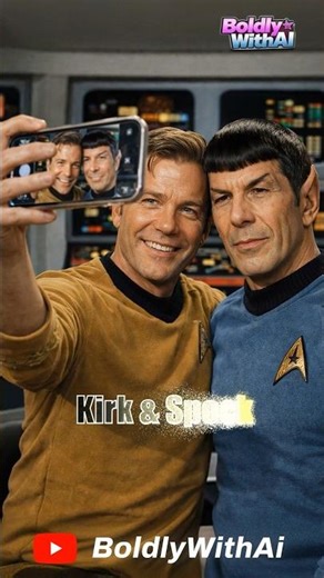 Captain Kirk Takes Selfies Across the Enterprise 🚀 | #StarTrek