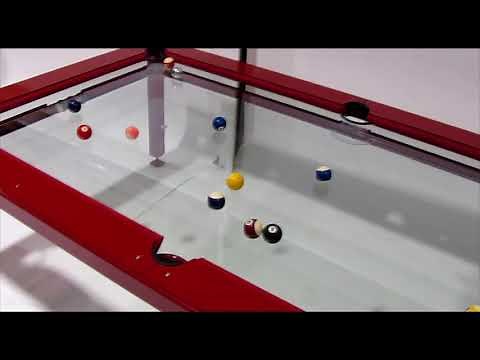 G-4 Glass Top Pool Table, By Elite Innovations