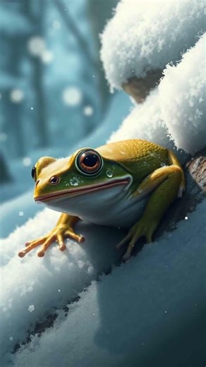 Did You Know Frogs Can Freeze Solid? #animalfacts #animals