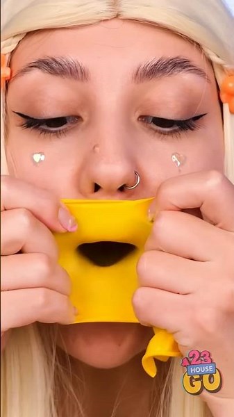 WOW!!! So Satisfying! Ice Ball with Doll!🎈🎈🎈 #funny #asmrfood #balloon #balloons #comedy #tiktok