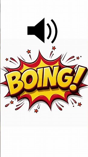 Boing Sound Effect 🔊 | Cartoon Bounce SFX #shorts