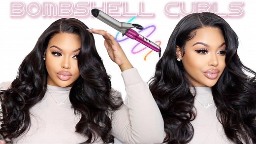 My Hair Curling Routine Bombshell Curls Edition