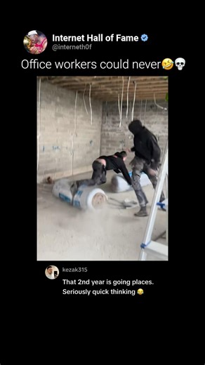 Office workers will never experience this stuff🤣💀 (@petejohn49)