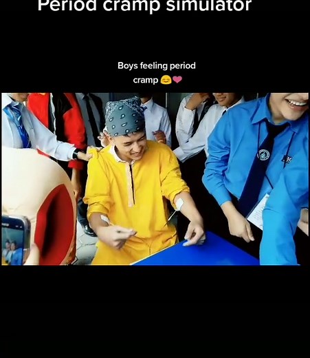 Men Experiencing Period Cramps Simulator - Empathy Test