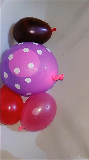 Colorful Water Balloons 🌈 Pop Explosion 💥 | Super Satisfying ASMR