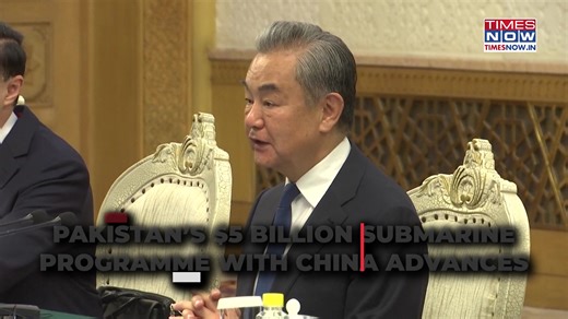 162K views · 762 reactions | China has handed over the third Hangor-class submarine to Pakistan, strengthening Islamabad’s naval power and signaling Beijing’s growing footprint in the Indian Ocean. The $5 billion deal for eight submarines underscores China-Pakistan defense ties, raising strategic concerns for India, which closely monitors developments in its maritime backyard. #china #pakistan #india #submarine #navy #defence | TIMES NOW | Facebook