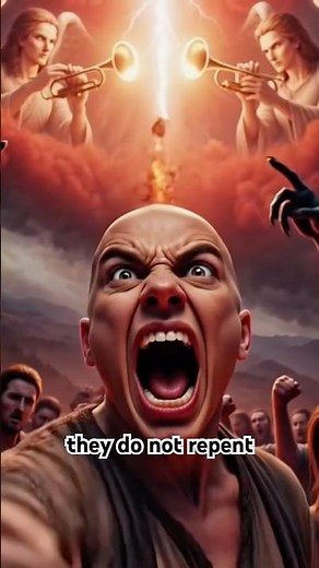 Terrifying 😱Revelation’s 8-11 Most Judgments Explained (Trumpets of God) -#shorts #viral