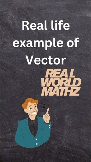 Real life example of Vector #vector #vectors #appliedmathematics