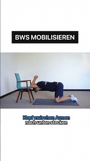 Brustwirbelsäule mobilisieren & dehnen #Bwsblockade #Brustwirbelsäule