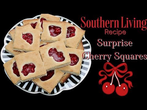 Surprise Cherry Squares Recipe from Southern Living Magazine March 1982