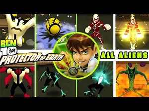 BEN 10 Protector of Earth ALL ALIENS + All Combos