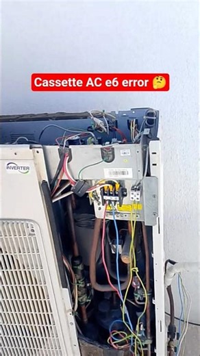 Cassette ac e6 error | how to cassette ac e6 | blue star cassette ac E6 error #shorts