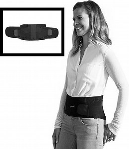Swedish Posture - Stabilize Belt - Lumbar Back - Kleur: Zwart Maat: S | bol