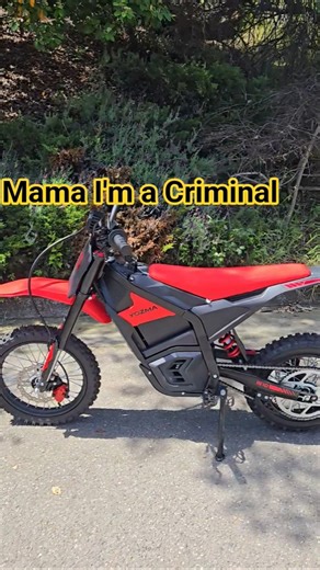 Mama I'm a Criminal #viral #electricdirtbike #yozma #ebike