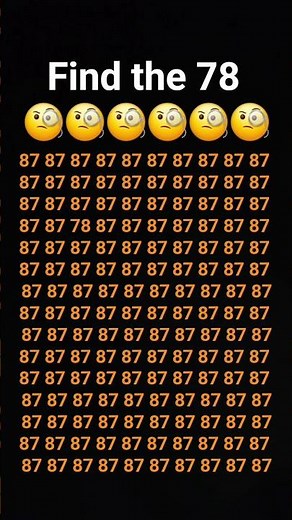 find the number 78 🧐