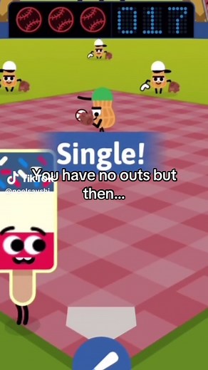 Doodle Baseball: Mastering No Outs Gameplay