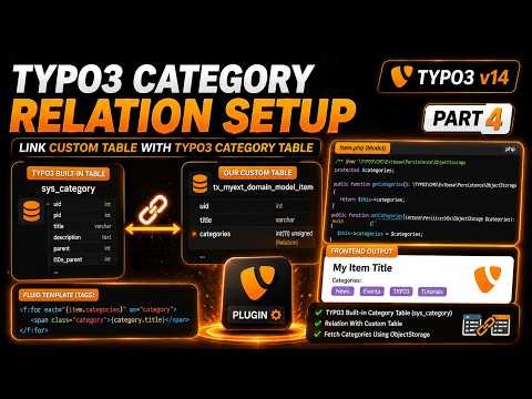 How to Use TYPO3 Categories in Your Extension | TYPO3 V14 Part 4