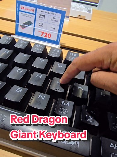 Red Dragon K605 Alien Giant Keyboard Review