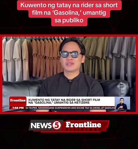 Viral ang isang short film tungkol sa isang tatay na rider sa gitna ng sobrang mahal na gasolina. #FrontlinePilipinas