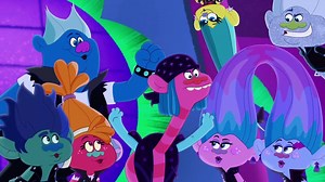 TROLLSTOPIA Season 1 - Clip - Poppy and Val's Rock Battle