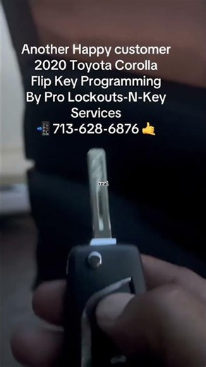 2020 Toyota Corolla flip key programmed 🔑🚗 All keys lost solved fast!