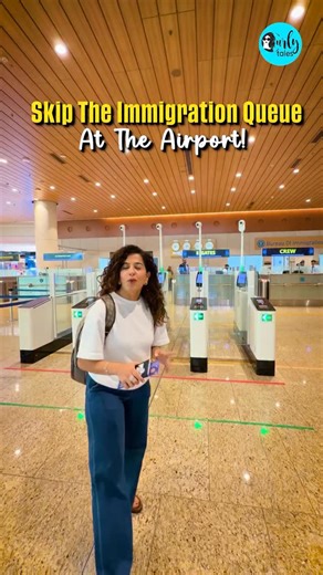 Kamiya Jani on Instagram: "No need to leave for airport 3 hours prior now! #airport #immigration #digiyatra"