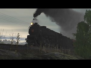 Trainz I PRR M1a on a Foggy Morning