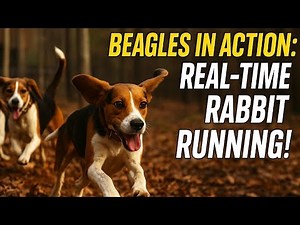 "Beagles in Action: Real-Time Rabbit Running! #HoundHunting #Rabbit #BeagleStyle