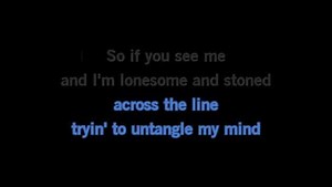 Karaoke Tryin' to Untangle My Mind - Chris Stapleton - CDG, MP4, KFN - Karaoke Version