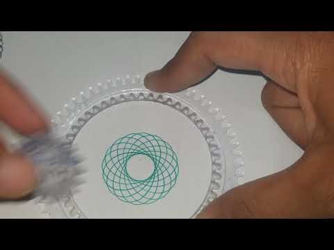 Write in Sphirograph drop your name in comment / Draw spirograph (Spharogram) designs