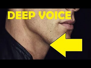 how to get a deep voice permanently in only 3 minutes