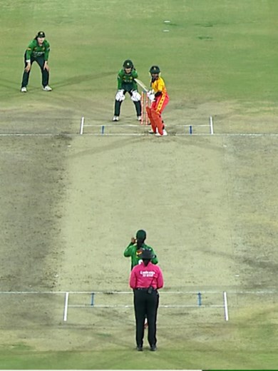 Plumb in front! Nashra outfoxes the batter — Sign up for PCB Live