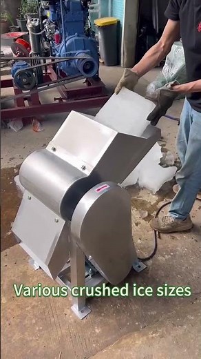🧊 Ice Block Crusher: Efficient & Powerful Crushing for Various Needs!#icecrusher #iceblockmachine