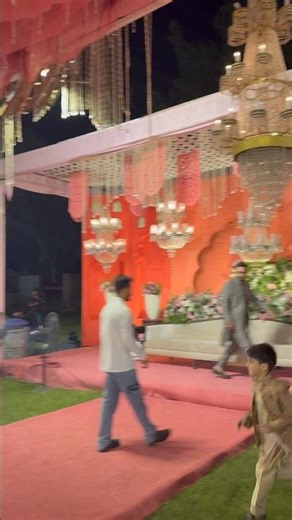 A beautiful mehndi setup.mehndi stage.#short