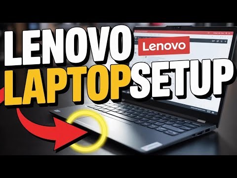 How to setup Lenovo Laptop - Step by Step