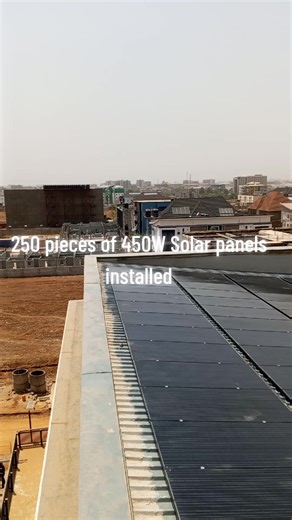 Installation of 250 Solar Panels in Katampe, Abuja