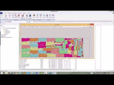 AccuNest (automated nesting software) - integration with AccuMark markers