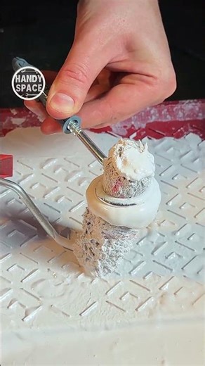 Quick and Easy Method for Painters! Paint Roller Trick with a Dowel! #painting