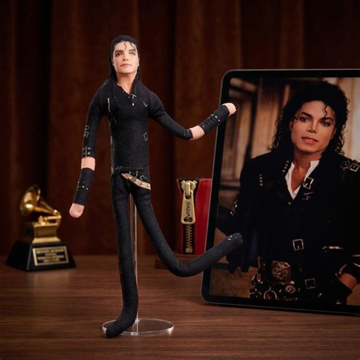 Set 6pcs 28cm Full Michael Jackson Cosplay Prop Doll Plush, Horror Movie Moonwalk Plush Doll Killer Thriller Bricks King of Pop MJ Doll - Etsy
