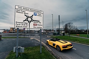 Circling the Drain: Tackling Europe’s Strangest Roundabout in an Audi R8
