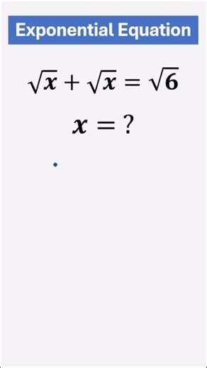 Square root equation. #maths #algebra