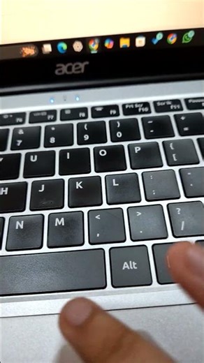 Typing Practice on Acer Laptop - Hinglish Edition!