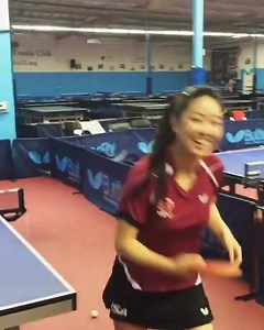 21-year-old American table tennis player Lily Zhang is incredible! 😱 | SPORTbible