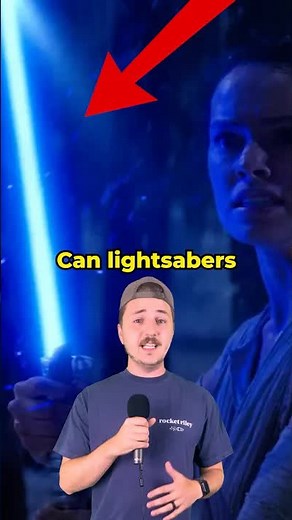 Can a lightsaber block bullets? #starwars