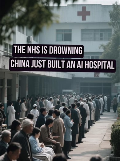 China is already testing AI doctors. Meanwhile, the NHS is drowning. When demand outgrows humans, systems look for something that scales. This isn’t science fiction — it’s pressure economics. If AI can do the work of doctors, no job is untouchable. You’re not being replaced by a person. Read 📘You Are All Fired By An Algorithm - Link in bio. #AI #NHS #HealthcareCrisis #ChinaAI #SocialJustice
