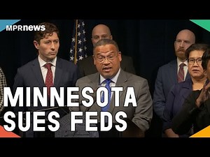 Ellison says Minnesota suing feds to end ICE surge