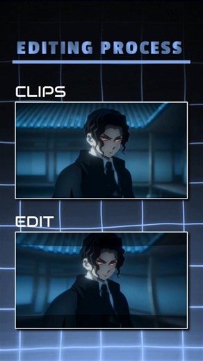 "Editing Process" on alight motion ❤️ || muzan kibutsuji edit made by me 😊