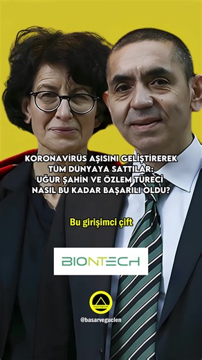Geliştirdikleri koronavirüs aşısıyla tüm dünyayı değiştiren Uğur Şahin ve Özlem Türeci çiftinin başarı hikayesi sizlerle! Sizin düşünceleriniz nedir? Uğur Şahin ve Özlem Türeci, bilimi merkeze alan uzun soluklu çalışmalarıyla modern tıbbın seyrini değiştiren girişimci bir çift olarak öne çıkıyor. Hatay İskenderun doğumlu Uğur Şahin, çocuk yaşta Almanya’ya göç ederek tıp eğitimini Köln Üniversitesi’nde tamamladı. Üniversite yıllarında tanıştığı, doktor bir ailenin kızı olan Özlem Türeci ile ortak